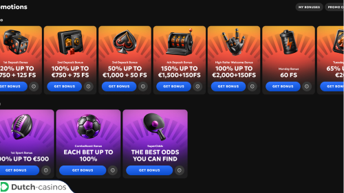 Gxbet Casino bonus code