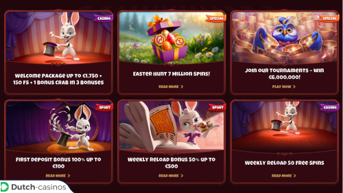 Magius Casino bonussen