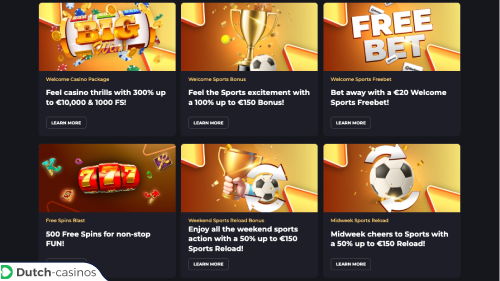 Betizy Casino bonus code