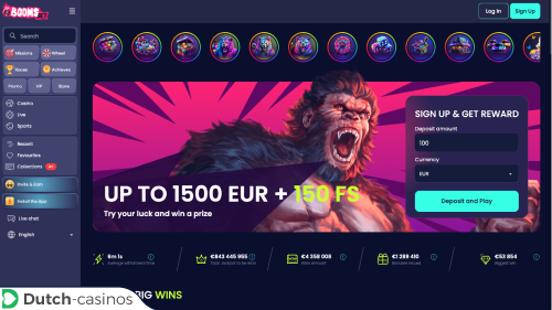 Booms Bet Casino kort overzicht