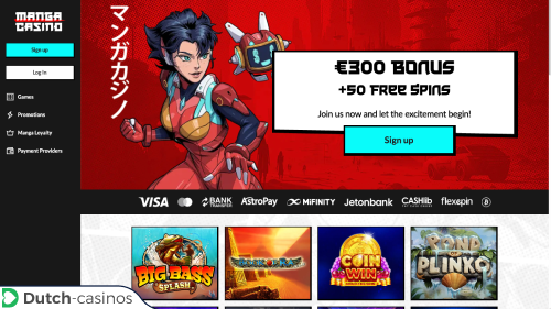 Manga Casino kort overzicht