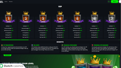 SpinMills VIP-programma