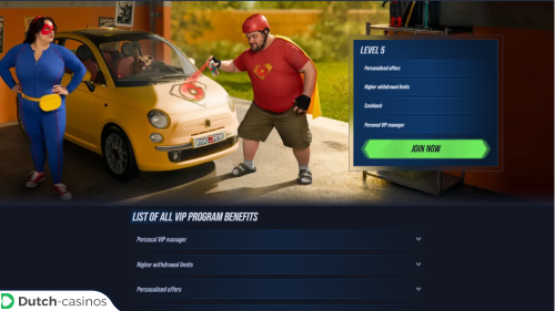 Vegashero VIP-programma