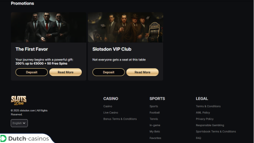 Slots Don bonus code